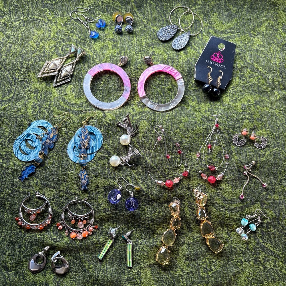 Whimsical fun statement earrings bold colorful vintage to modernize bulk jewelry